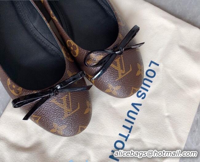 Good Quality Louis VuittonJoy Bow Ballerinas Black Leather 2020