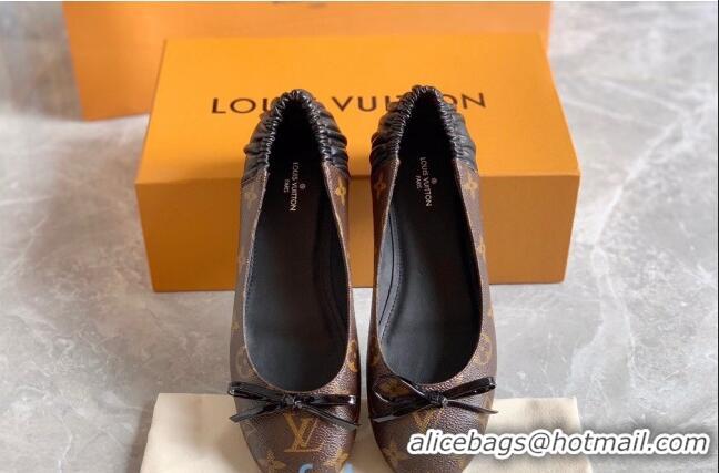 Good Quality Louis VuittonJoy Bow Ballerinas Black Leather 2020