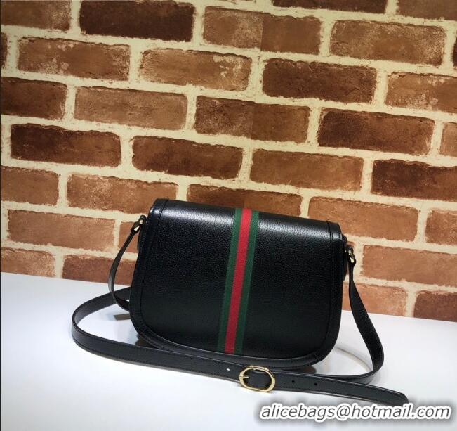 Grade Discount Gucci Ophidia Leather Small Shoulder Bag 601044 Black