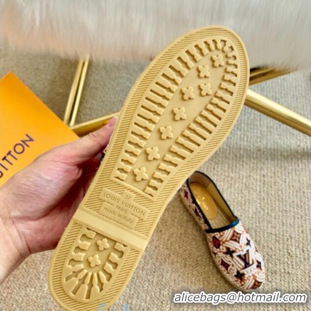 Good Product Louis Vuitton Crafty Monogram Canvas Espadrilles 82817 Brown 2020