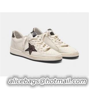 Grade Golden Goose GGDB  Ball Star Sneakers With GGDB Star And Glittery Heel Tab GGBD30