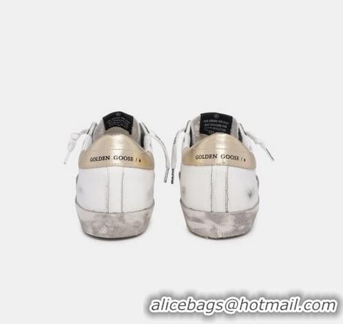 Fashion Golden Goose GGDB White Super-Star Sneakers With Leopard-print Star GGBD33