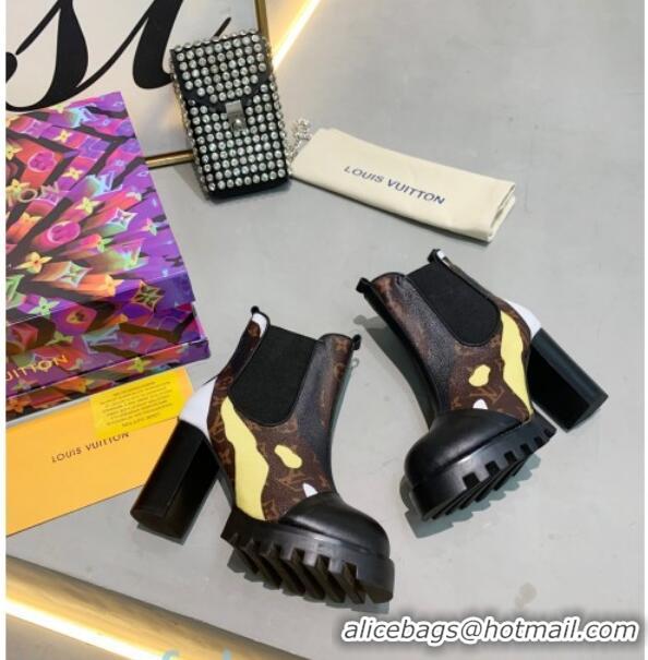 Best Price Louis Vuitton LV x LoL Star Trail Ankle boots 83126 Yellow 2020