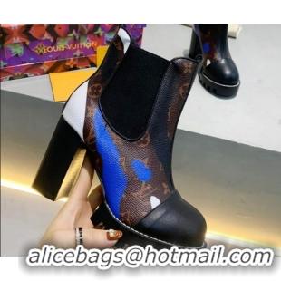 Sumptuous Louis Vuitton LV x LoL Star Trail Ankle boots 83126 Blue 2020