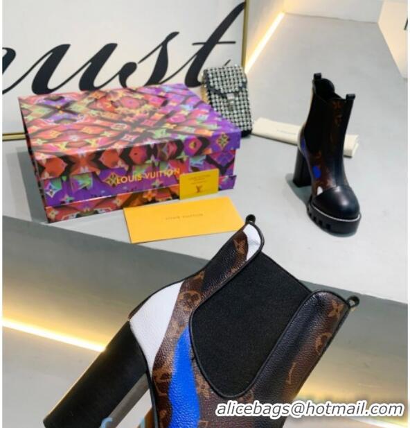 Sumptuous Louis Vuitton LV x LoL Star Trail Ankle boots 83126 Blue 2020