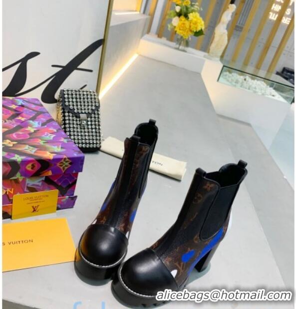 Sumptuous Louis Vuitton LV x LoL Star Trail Ankle boots 83126 Blue 2020