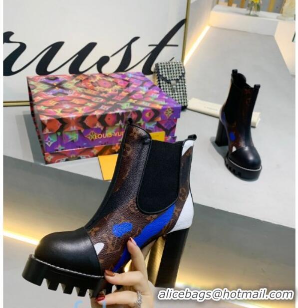 Sumptuous Louis Vuitton LV x LoL Star Trail Ankle boots 83126 Blue 2020