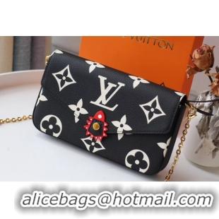 Buy Discount Louis Vuitton LV CRAFTY POCHETTE FELICIE Chain Bag M69515 black