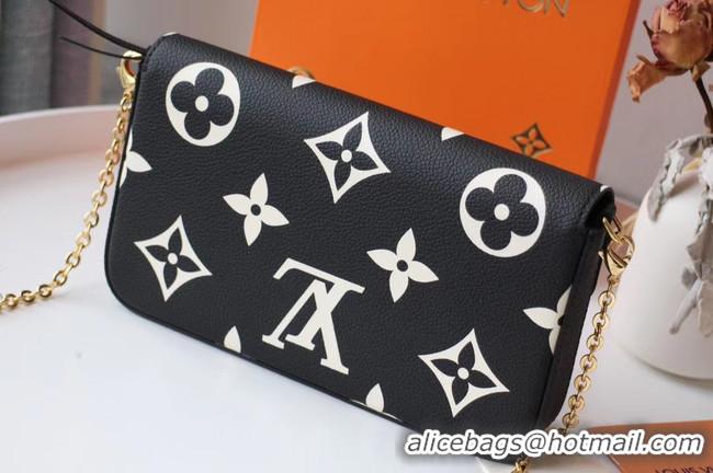 Buy Discount Louis Vuitton LV CRAFTY POCHETTE FELICIE Chain Bag M69515 black