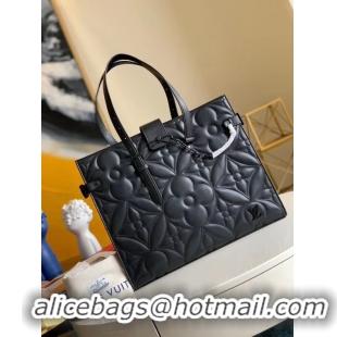 Best Price Louis Vuitton ONTHEGO Original Leather Bag M60725 Black