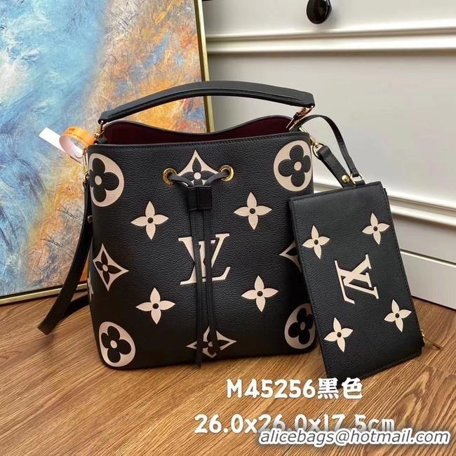 Top Grade Louis Vuitton Original Monogram Empreinte NEONOE M45497 BLACK