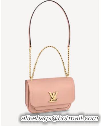 Shop Duplicate Louis Vuitton Original Lockme chain small handbag M57067 pink