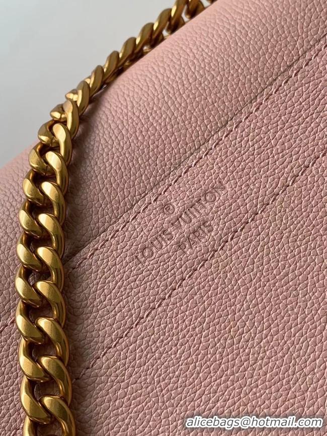 Shop Duplicate Louis Vuitton Original Lockme chain small handbag M57067 pink