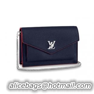 Good Product Louis Vuitton Original MYLOCKME Chain Bag M63471 Royal Blue