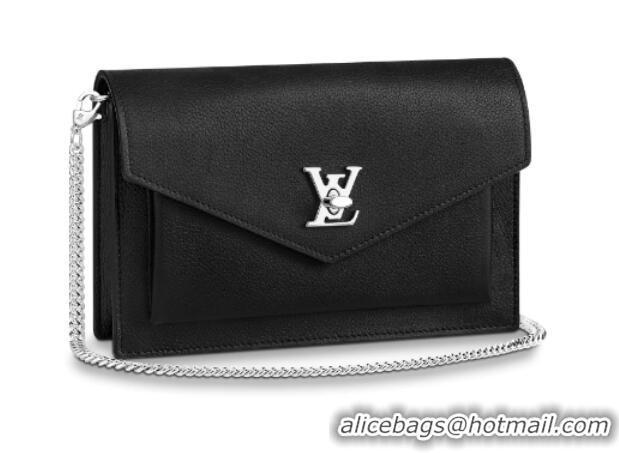 Unique Style Louis Vuitton Original MYLOCKME Chain Bag M63471 black