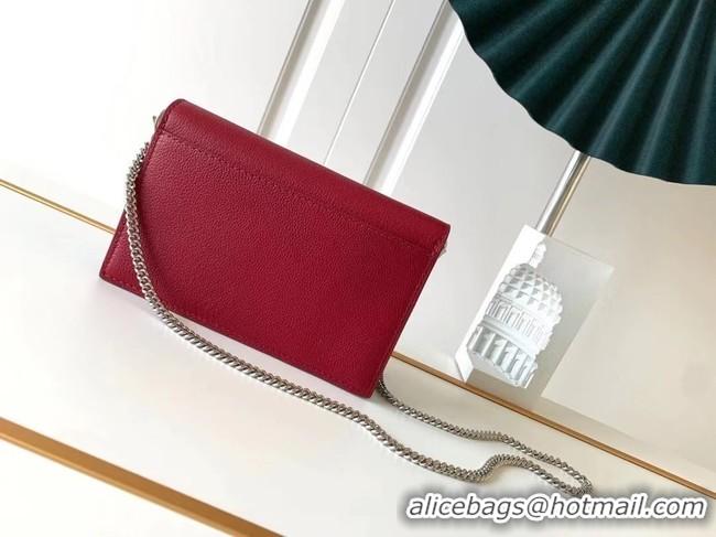 Top Quality Louis Vuitton Original MYLOCKME Chain Bag M63471 red&white