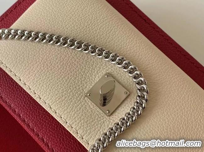 Top Quality Louis Vuitton Original MYLOCKME Chain Bag M63471 red&white