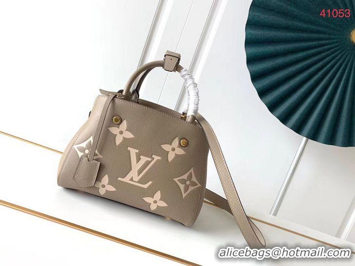 Good Looking Louis Vuitton Original MONTAIGNE BB M45489 grey