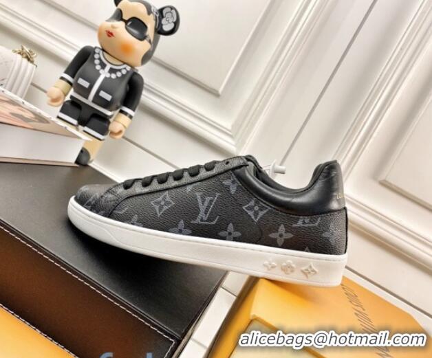 Fashion Louis Vuitton Luxembourg Sneakers in Black Monogram Canvas 83142