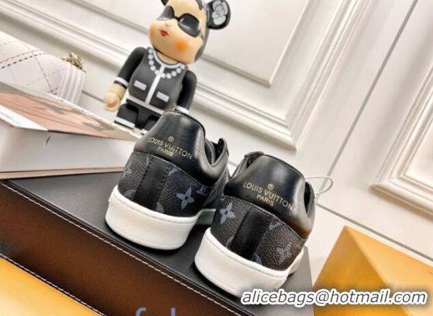 Fashion Louis Vuitton Luxembourg Sneakers in Black Monogram Canvas 83142