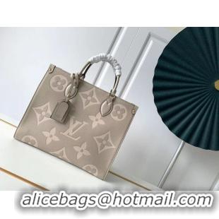 Cheapest Louis Vuitton Original Onthego medium tote bag M45495 Grey