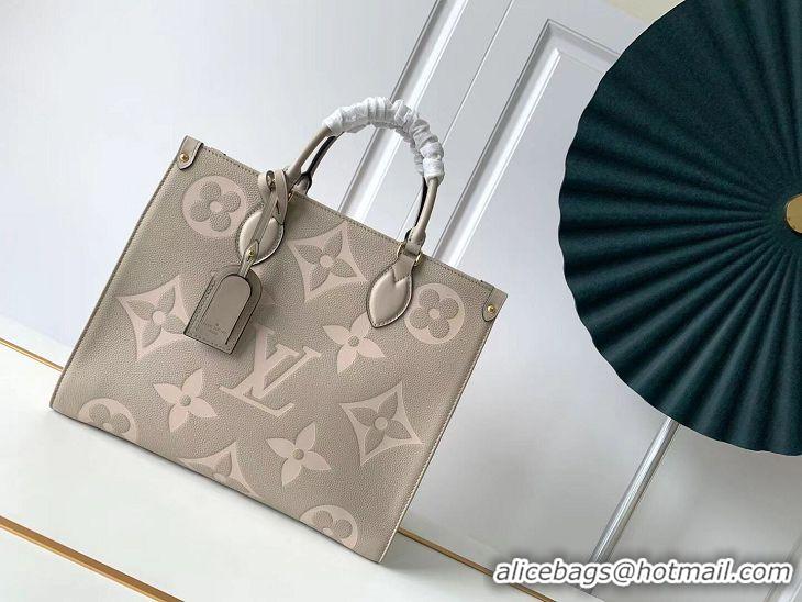 Cheapest Louis Vuitton Original Onthego medium tote bag M45495 Grey