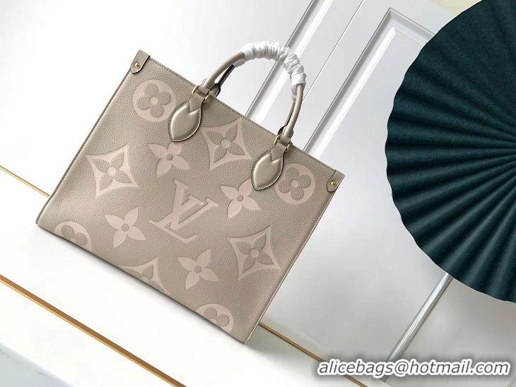 Cheapest Louis Vuitton Original Onthego medium tote bag M45495 Grey