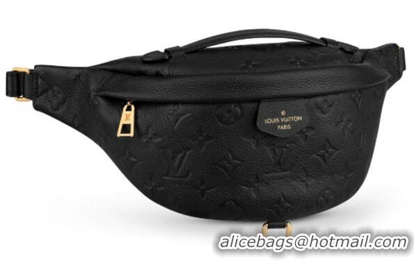 Pretty Style Louis Vuitton Original Monogram Empreinte BUMBAG Pocket M44836 black