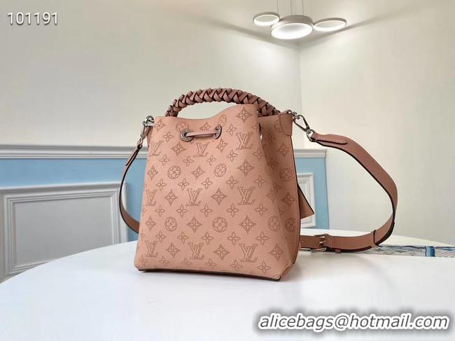 Good Looking Louis Vuitton MURIA Mahina perforated calf leather M55800 pink