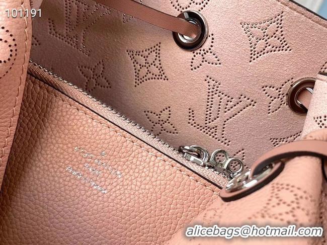 Good Looking Louis Vuitton MURIA Mahina perforated calf leather M55800 pink