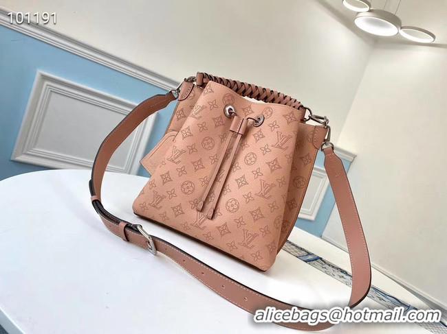 Good Looking Louis Vuitton MURIA Mahina perforated calf leather M55800 pink