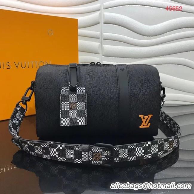 Good Quality Louis vuitton original leather Monogram Canvas M45652 black