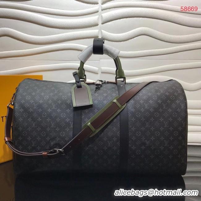 Buy New Cheap Louis vuitton KEEPALL BANDOULIERE 50 travel bag M58669