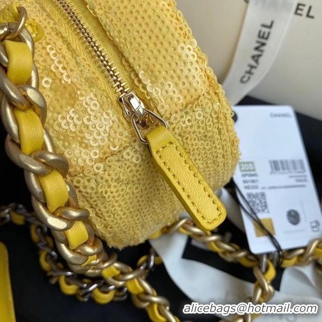 Buy Inexpensive Chanel 19 chain Bag AP0945 Yellow