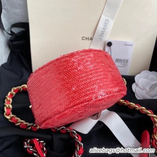 Affordable Price Chanel 19 chain Bag AP0945 red