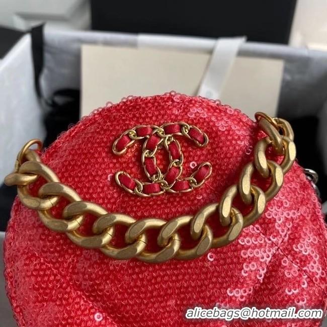 Affordable Price Chanel 19 chain Bag AP0945 red