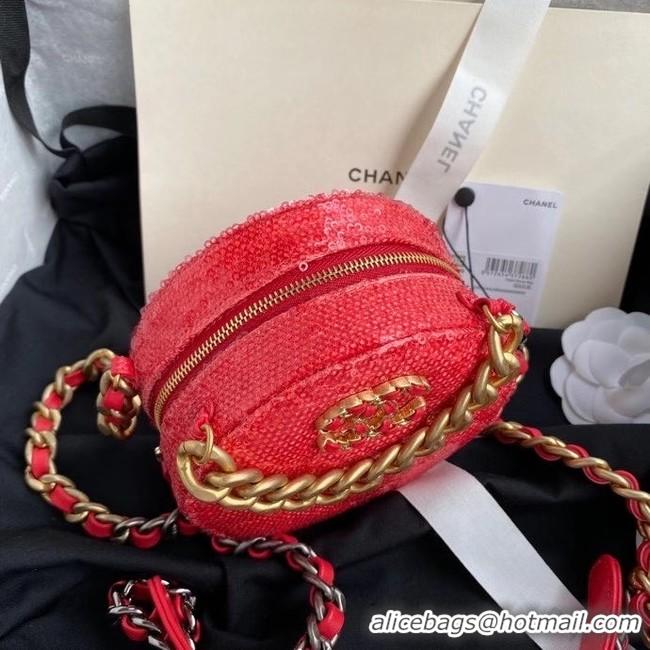 Affordable Price Chanel 19 chain Bag AP0945 red