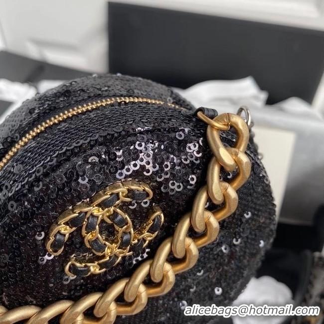 Best Quality Chanel 19 chain Bag AP0945 black