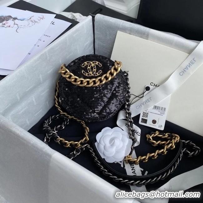 Best Quality Chanel 19 chain Bag AP0945 black