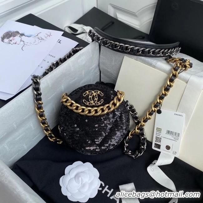 Best Quality Chanel 19 chain Bag AP0945 black