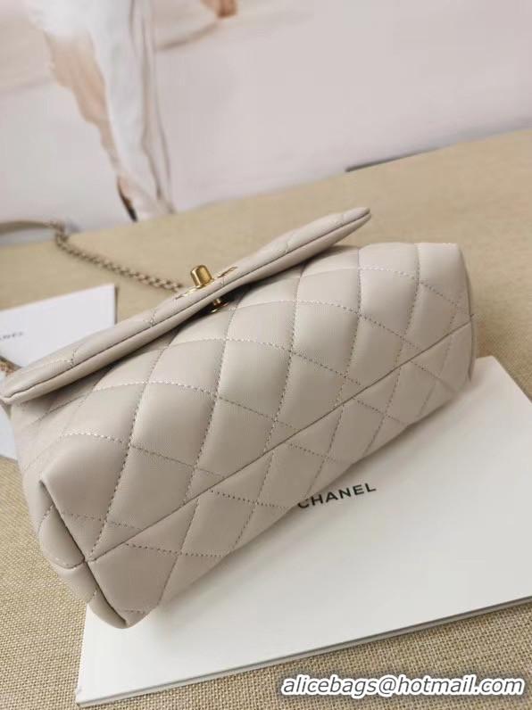 Famous Brand Chanel Original Lather Flap Bag AS2044 white