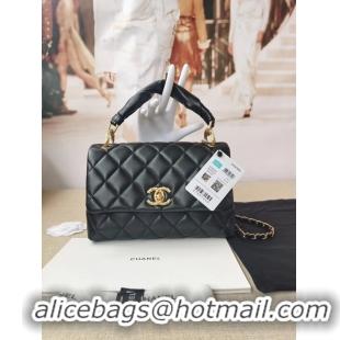 New Style Chanel Original Lather Flap Bag AS2044 black