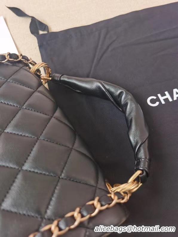 New Style Chanel Original Lather Flap Bag AS2044 black