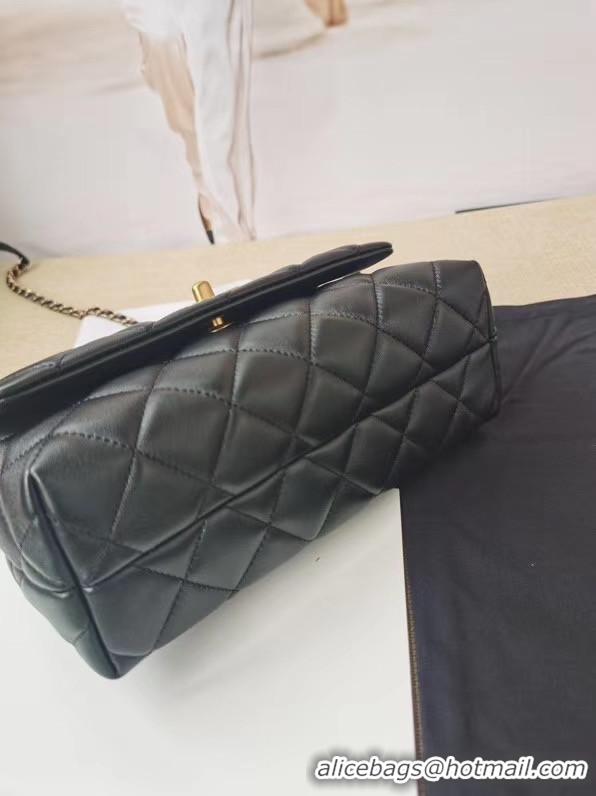 New Style Chanel Original Lather Flap Bag AS2044 black