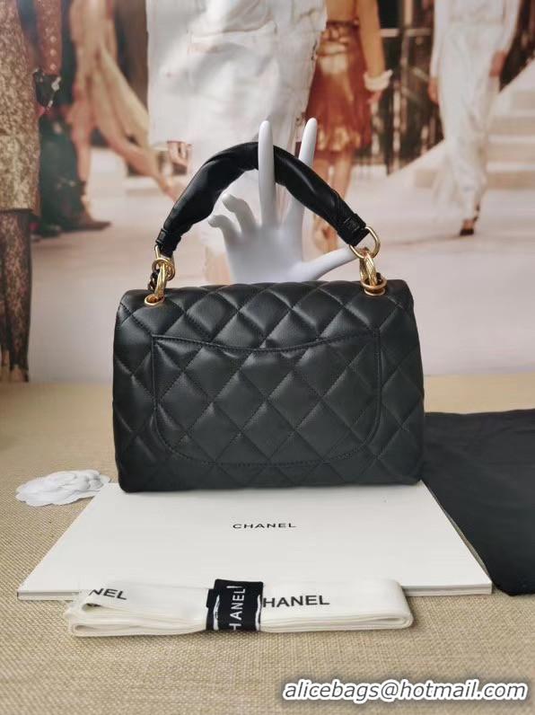 New Style Chanel Original Lather Flap Bag AS2044 black