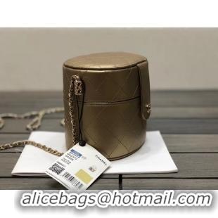 Pretty Style Chanel Original Small chain Clutch bag AP1616 Bronze