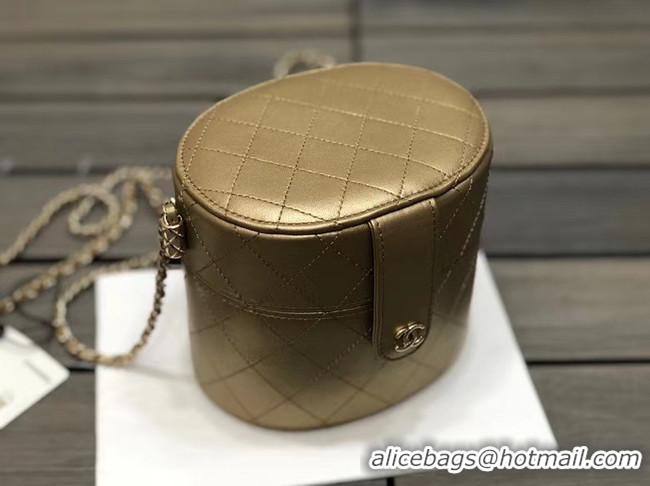 Pretty Style Chanel Original Small chain Clutch bag AP1616 Bronze