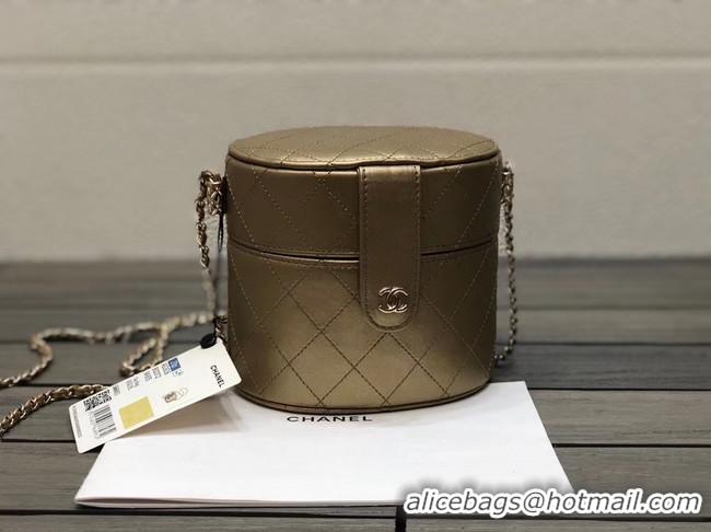 Pretty Style Chanel Original Small chain Clutch bag AP1616 Bronze