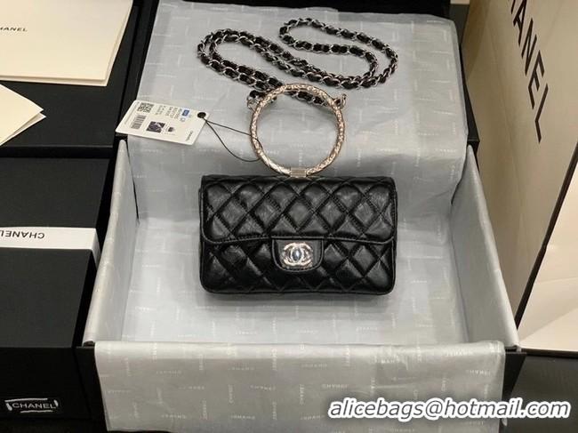 Best Quality Chanel Flap Original Lambskin Leather Shoulder Bag AS1665 black