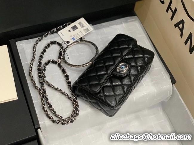 Best Quality Chanel Flap Original Lambskin Leather Shoulder Bag AS1665 black